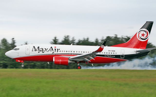 BOEING 737-300 (5N-BBM) - maxair b737-3h4 5n-bbm landing at shannon on its delivery flight 2/6/18.