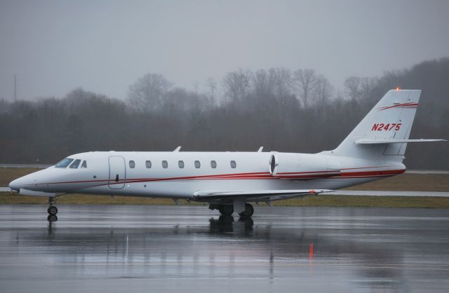 Cessna Citation Sovereign (N2475) - CANAL AIR LLC at KJQF - 2/13/13