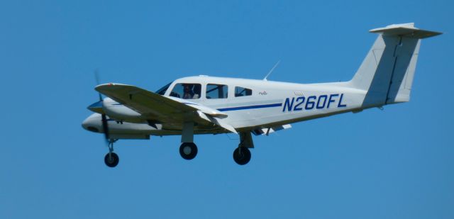 Piper PA-44 Seminole (N260FL) - About to touch down is this 2023 Piper PA-44-180 Seminole in the Summer of 2024.