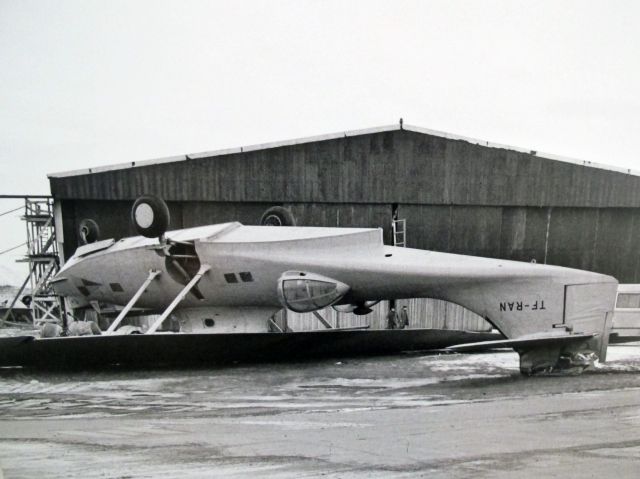 TF-RAN — - Seen on a wall at the FBO @ BIRK. Strong winds in Iceland.