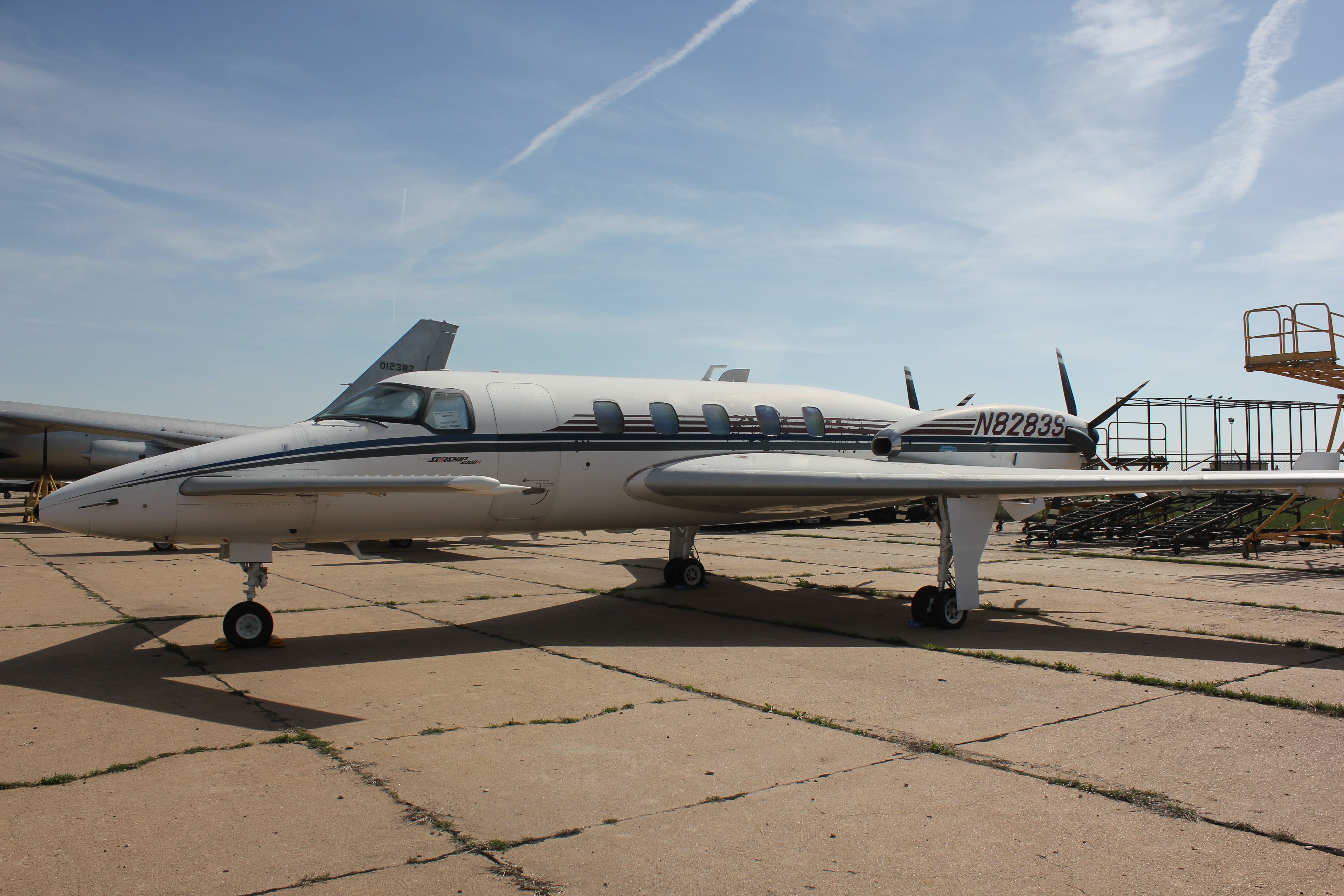 Raytheon Starship (N8283S) - At the Kansas Air Museum in Wichita.