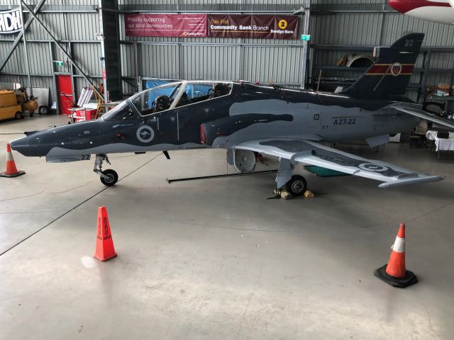 A2722 — - This Hawk was stranded at HARS WOLLONGONG after the annual air show with oxygen problems 2019