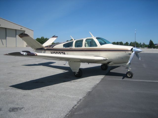 Beechcraft 35 Bonanza (N3627A) - On the ramp at Carolina Aircraft