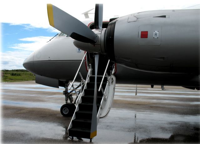 Grumman Gulfstream 1 (ZS-NHW) - At Madagascar.