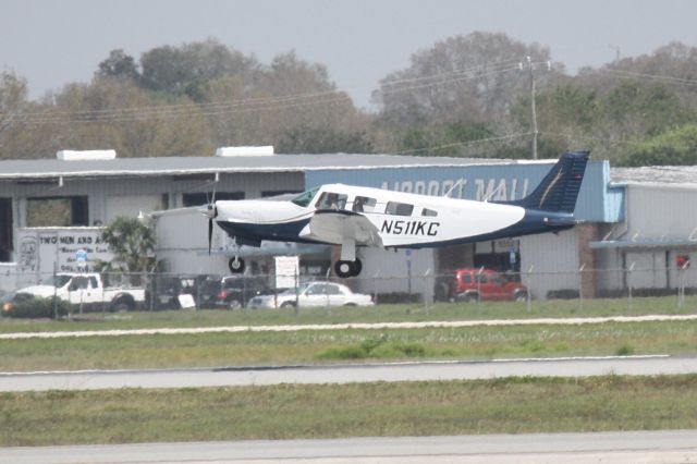 Piper Saratoga (N511KC) - Piper Saratoga (N511KC) arrives at Sarasota-Bradenton International Airport following a flight from Fort Lauderdale Executive Airport