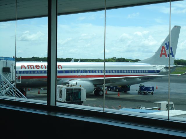 Boeing 737-800 (N896NN) - Parked at gate 6 At Managua Int. Airport