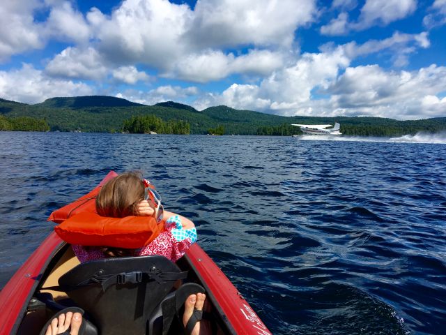 Cessna Skywagon (N61562) - Blue Mountain Lake, NY