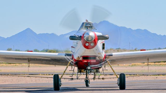 AIR TRACTOR Fire Boss (N6050H) - Farm Ag Enterprises Air Tractor Inc AT-802A at Gila Bend Municipal Airport, February 2023