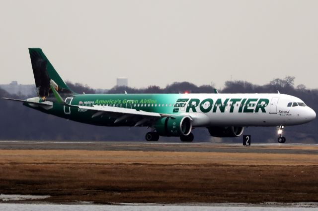 Airbus A321neo (N605FR) - America's Green Airline livery