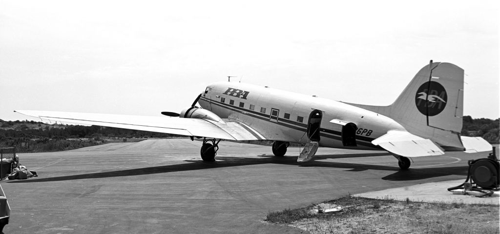 Douglas DC-3 (N136PB) - Provincetown - Boston's famous N136PB. Aug 5, 1987