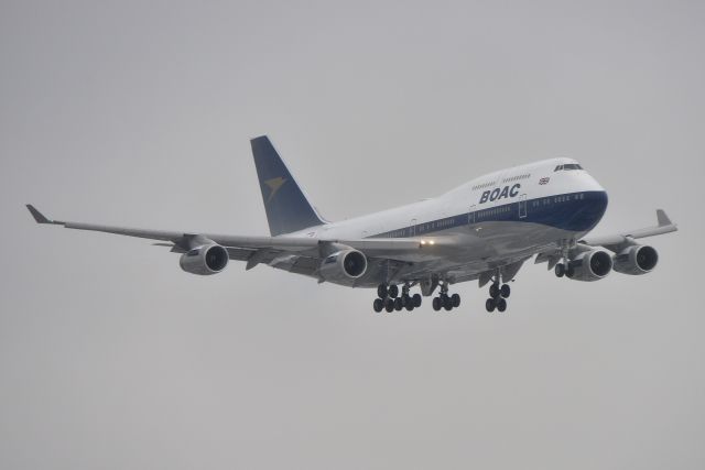 Boeing 747-400 (G-BYGC) - Landing 10-C on 02-20-19