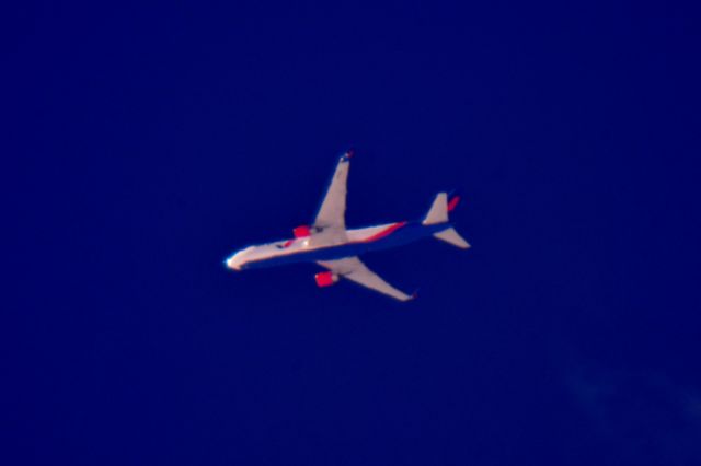 BOEING 767-300 (VP-BUX) - Azur Air Russia to Cuba west of Cleveland 38,000 ft. 03.15.17.