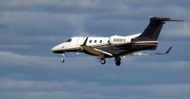 Embraer Phenom 300 (N383FX) - On final is this 2020 Embraer Phenom 300 in the Winter of 2021.