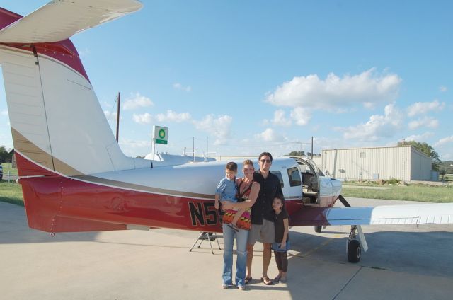 Piper Saratoga (N59TX) - you can appreciate the size of the T tail lance in  this photo