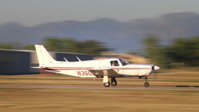 Piper Saratoga (N3609Q) - One hard working Lance departing LMO in the early morning hours of another beautiful Colorado day.