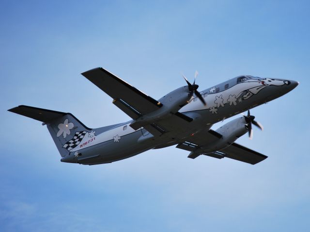 Embraer EMB-120 Brasilia (N16731) - MWR RACING LLC departing runway 28 at KSVH - 10/20/12