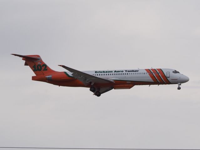 McDonnell Douglas MD-87 (N292EA) - Erickson Aero Tanker working a wildfire in the Abilene Texas area, April 10, 2022.