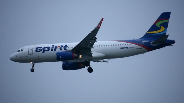 Airbus A320 (N632NK) - Image taken from Myrtle Beach State Park, SC for a North Wing Landing.