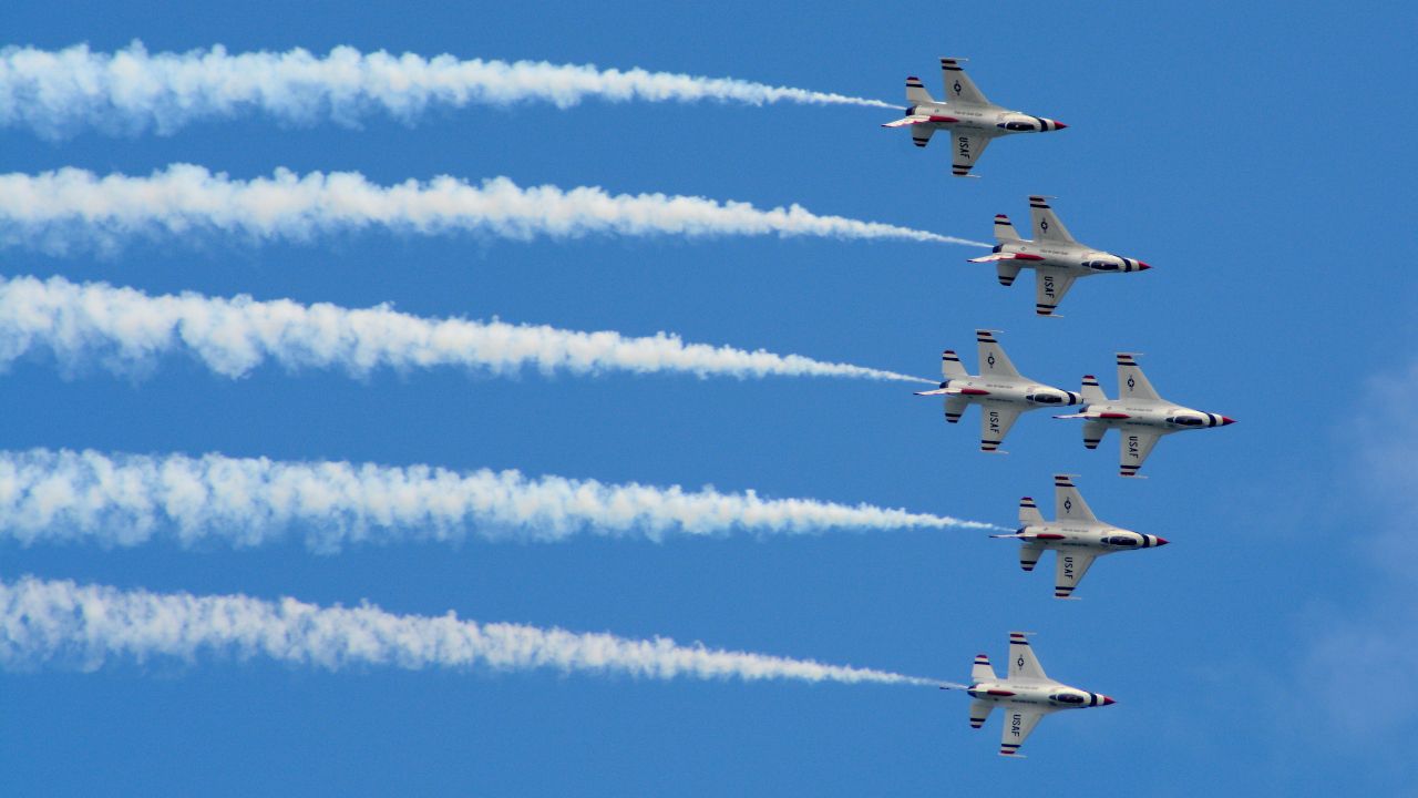 McDonnell Douglas FA-18 Hornet — - The US Air Force Thunderbirds performing at Thunder Over the Boardwalk 2018