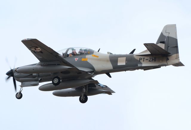 Embraer AT-29 (PT-ZHI) - On delivery flight of the first two Super Tucano for Turkmenistan Air Force.