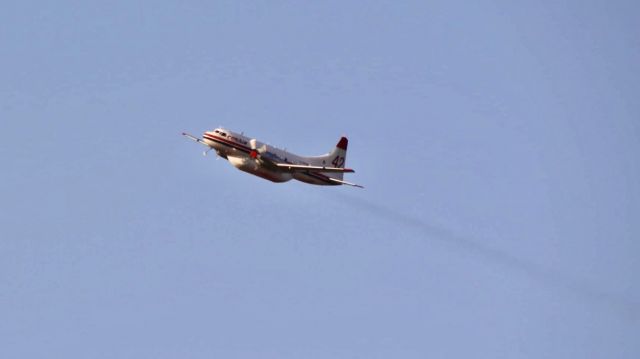 C-GYXC — - Tanker 42 showing its age with a rich trail of smoke. July 2019.