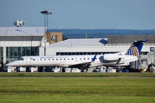 Embraer ERJ-145 (N11176) - United Express (opby Commutair) arriving into Buffalo (BUF) from Washington DC (IAD) on June 15th 2020