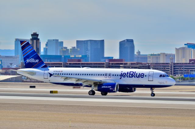 Airbus A320 (N794JB) - N794JB JetBlue Airways Airbus A320-232 C/N 4904 (cn 4904) Pretty Fly For A Blue Guy  Las Vegas - McCarran International (LAS / KLAS) USA - Nevada, July 18, 2012 Photo: Tomás Del Coro