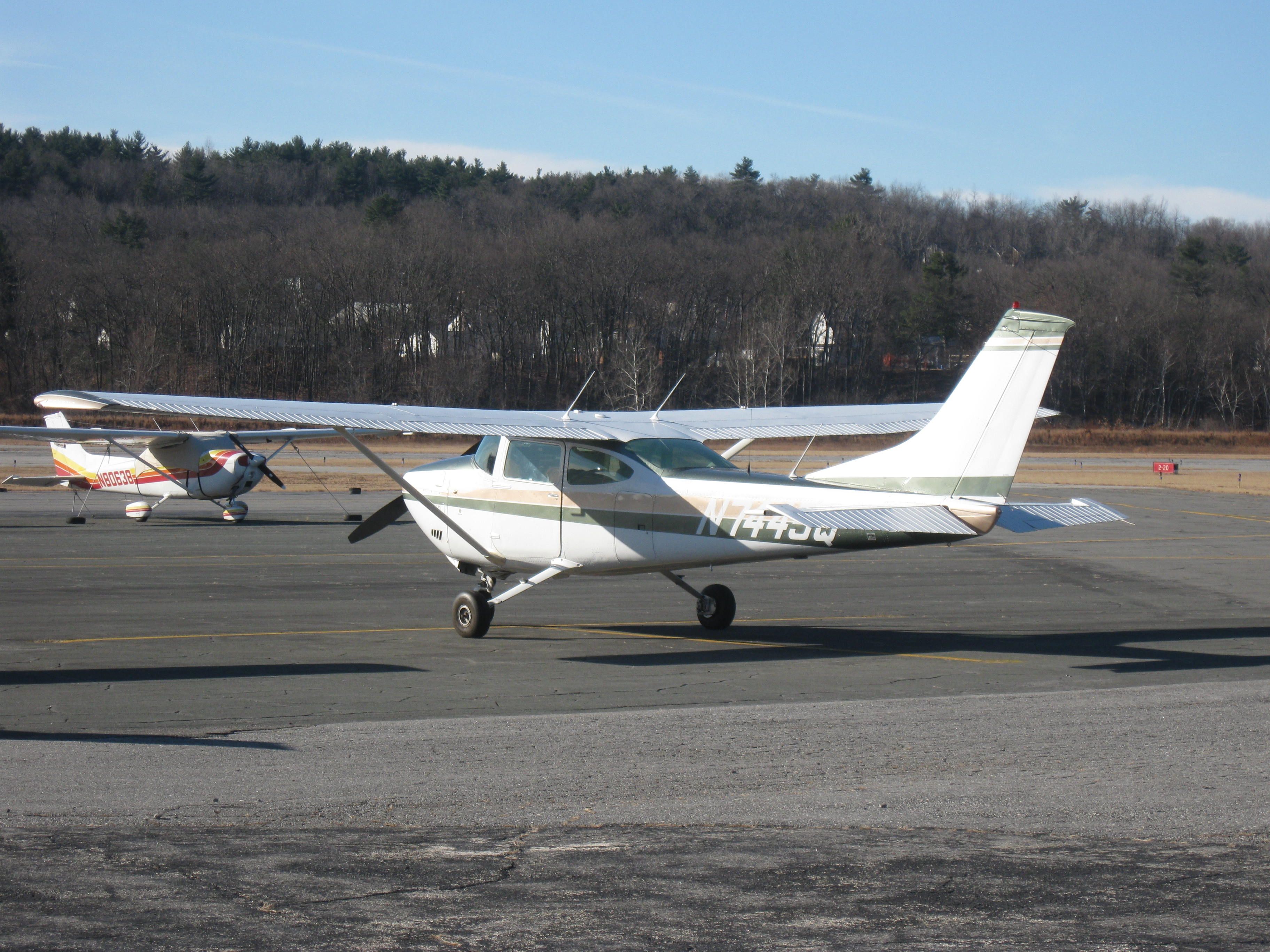 Cessna Skylane (N7445Q) - Parked on the transient ramp.