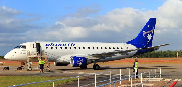 Embraer 170/175 (VH-ANT) - Airnorths first E170 test flight to Gove, NT Australia 19 July 2014