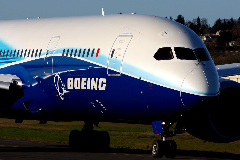 Boeing 787-8 (N787BA) - Heading out on another test flight!