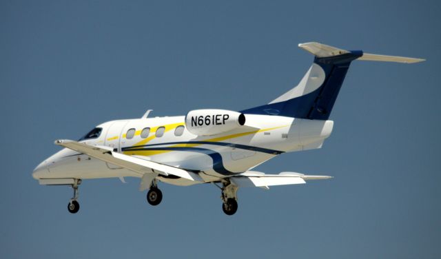 Embraer Phenom 100 (N661EP) - Landing 30L. from KSBA 09-01-2012