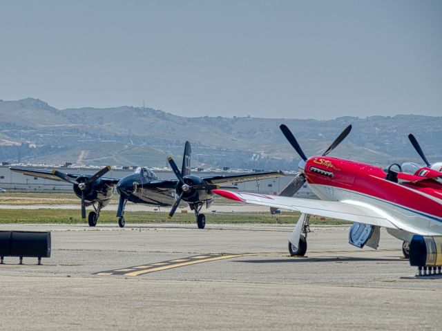 N700F — - Lewis Air Legends' Grumman F7F-3 Tigercat at Planes of Fame Airshow May 2019