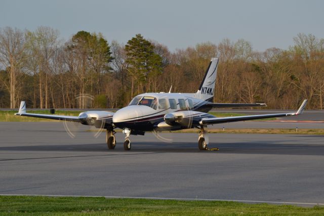 Piper Navajo (N74MJ) - YFLY LLC at KJQF - 3/29/19