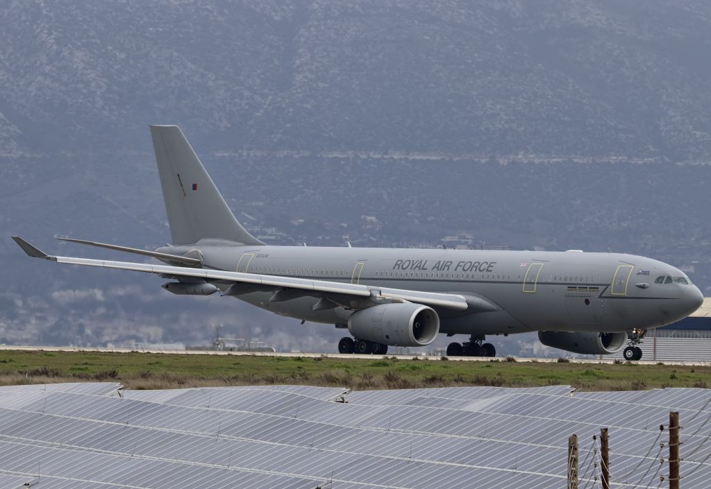 Airbus A330-300 (ZZ-336) - Royal Air Force Airbus KC3 Voyager ZZ336 ready for take off from Athens Intl Airport