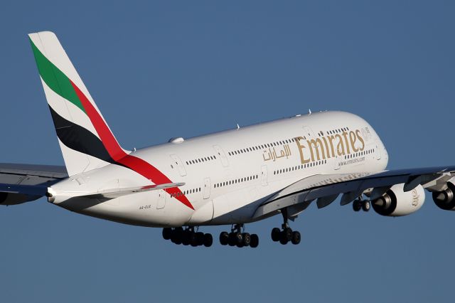 Airbus A380-800 (A6-EUE) - on 11 August 2019