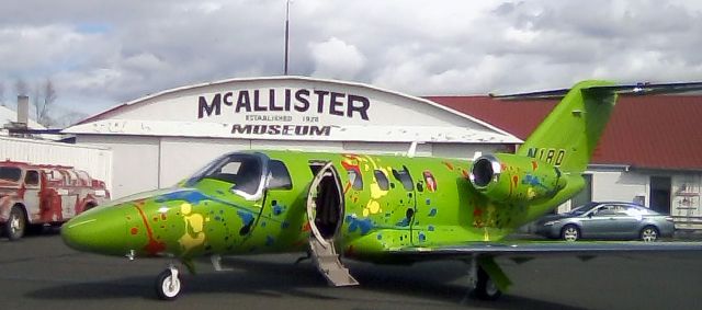 Cessna Citation CJ1 (N1RD) - CubCrafters, next door to the McAllister Museum, doesnt have parking room for some planes visitors arrive in, so some park on the museum ramp. So when two Duncans of Duncan Aviation and a couple of passenters visited CubCrafters this is where they parked their Citation