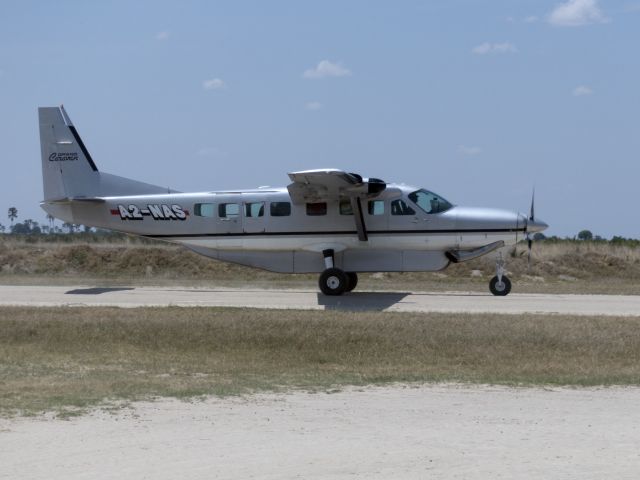 Cessna Caravan (A2-NAS) - At the Jao airstrip, Okavango Delta, Botswana. 21 NOV 2017