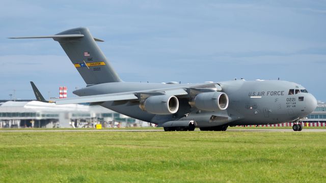 Boeing Globemaster III (10-0221) - RWY 24, Prague (PRG) - Andrews (ADW), Sep 9, 2022