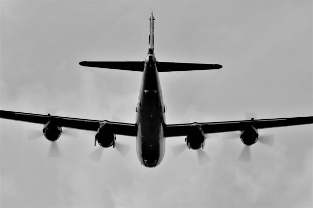 Boeing B-29 Superfortress (N529B) - Fifi's gear is up at the end of runway 21 Appleton. she is heading to Oshkoshbr /Trying to make pic look like cockpit view from Japanese Nakajima Ki-84.