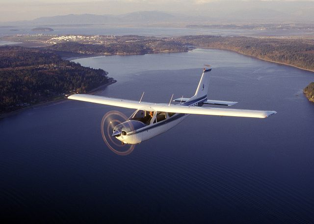 Cessna Cardinal (N34081) - Somewhere near Anacortes, WA. 