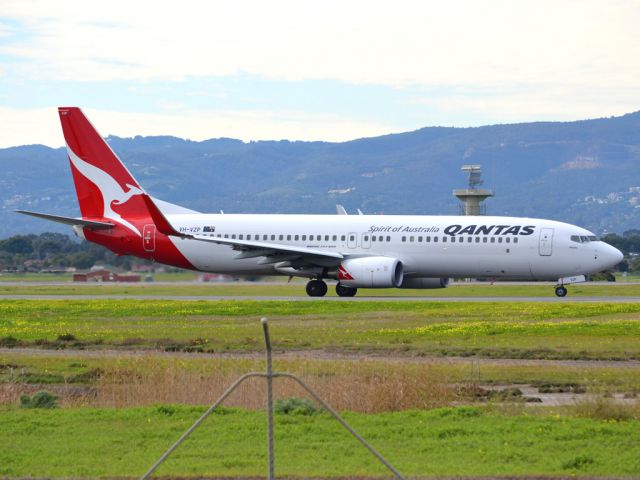 Boeing 737-800 (VH-VZP) - On taxi-way heading for take-off on runway 05. Thursday 12th July 2012.