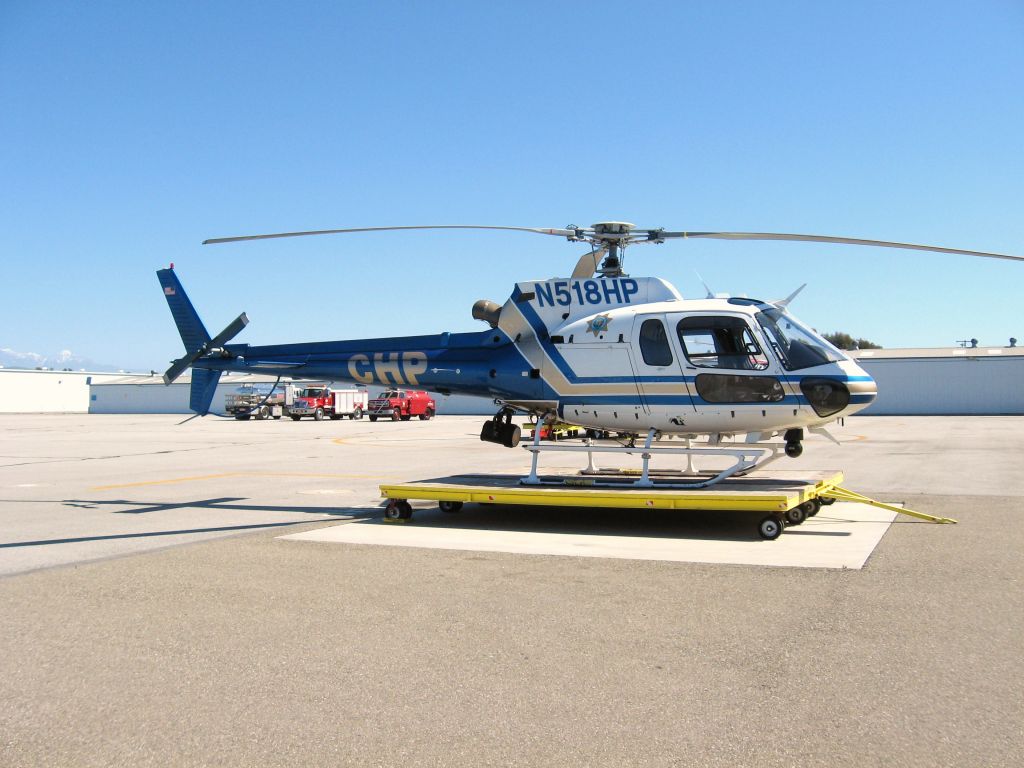 Eurocopter AS-350 AStar (N518HP) - PARKED AT FULLERTON