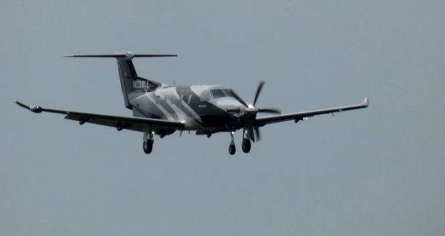 Pilatus PC-12 (N238LL) - On final is this 2020 Pilatus PC12/47E in the Spring of 2021.