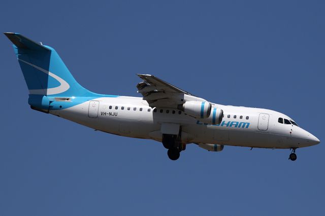 Avro RJ-100 Avroliner (VH-NJU) - ON 14 NOVEMBER 2018