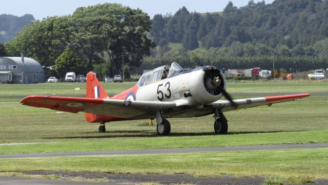 North American T-6 Texan (ZK-JJA) - Landed after a display rehearsal.