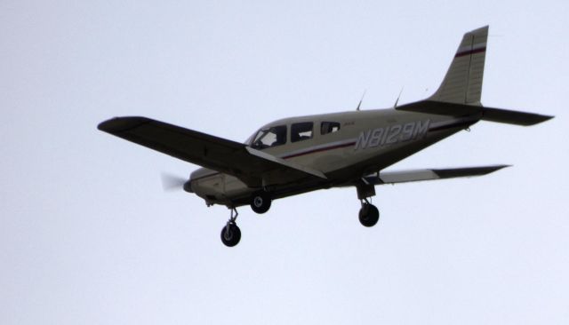Piper Cherokee (N8129M) - On final is this 1982 Piper Cherokee Archer II PA-28-181 in the Winter of 2019.
