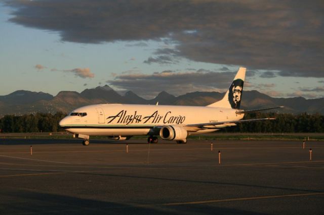 N709AS — - Ship #709 arriving in the last light of the day.