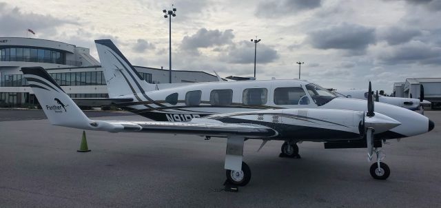 Piper Navajo (N91BP) - ramp