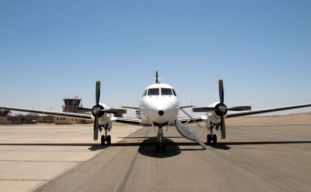 Grumman Gulfstream 1 (ZS-JIS) - At Walvis Bay, Namibia.