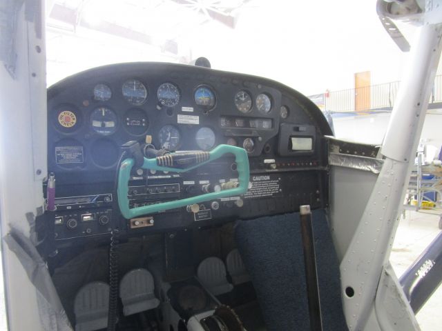 Cessna Skylane (N2198G) - Cockpit of 2198 Gulf, KLHZ maintenance hangar.